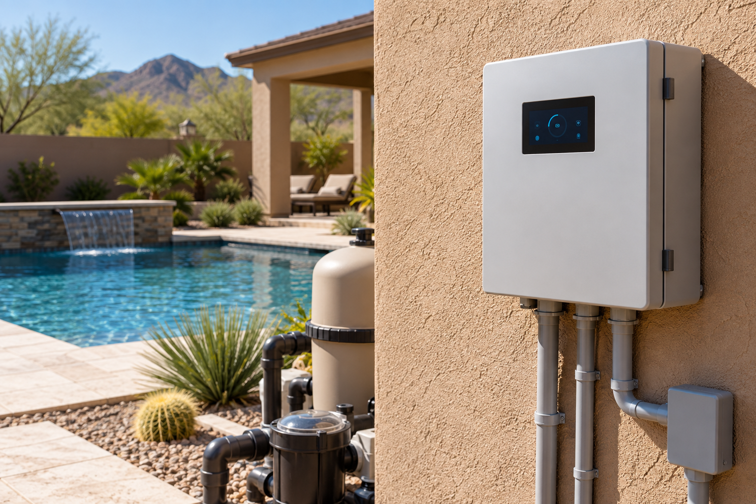 Pool automation controls